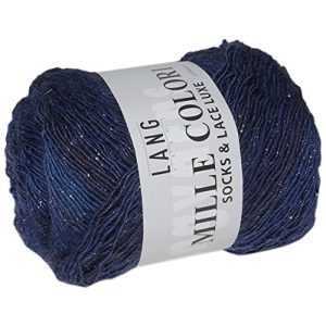 Glitzerwolle Lang Yarns Mille Colori Socks and LACE Luxe, 859.0035