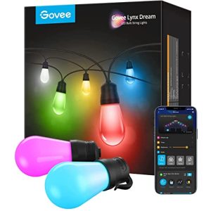 Govee-LED Govee Lichterkette außen, Smart LED Wifi RGBICW
