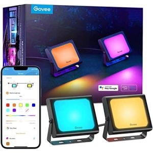 Govee-LED Govee Smart LED Strahler, RGBICWW WiFi Outdoor Strahler