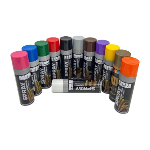 Die beste graffiti dosen bastelzone sprayfarben set 12 farben je 200 ml Bestsleller kaufen