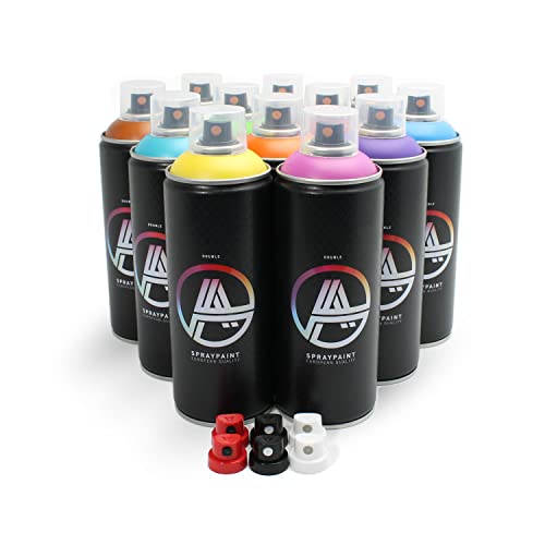 Die beste graffiti dosen double a spraypaint spruehdosen set paket grundfarben Bestsleller kaufen