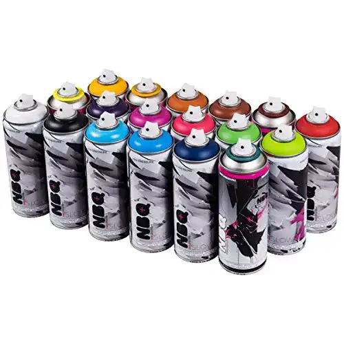 Graffiti-Dosen NBQPRO NBQ PRO 400 ml beliebtes Farben Set 18 Graffiti