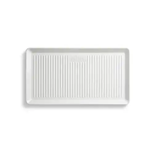 Grillteller Weber 17884 Porzellan-Servierplatte, 40×22 cm, weiß