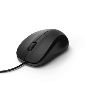 Hama-Maus Hama Computermaus mit Kabel (Maus ohne Klickgeräusche)