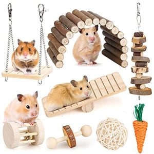 Hamster-Spielzeug BBjinronjy Hamster-Kauspielzeug-Set