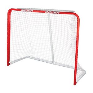 Hockey-Tor Bauer Deluxe Rec Steel Goal 54″ Streethockey Tor, rot, 137