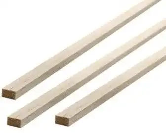 Holzleisten POPESQ ® 3 Stk. x Holzleiste Vierkant 1m (1000mm)