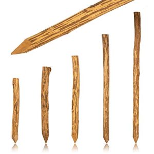 Holzpfosten BooGardi Zaunpfahl Haselnuss imprägniert Länge 120 cm