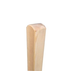 Holzpfosten Larisa , Kiefer Vierkantpfosten, gerundet Kantholz, 7×7