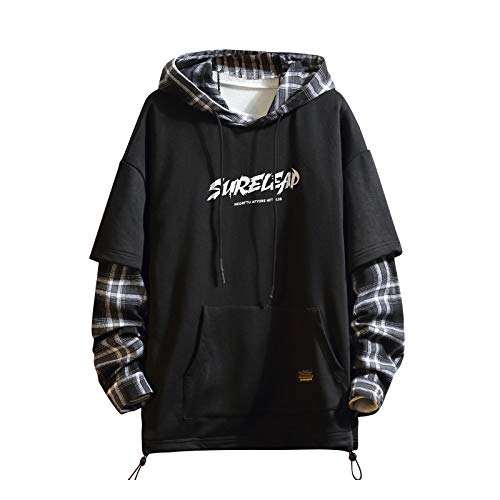 Die beste hoodie herren gurunvani japan style patchwork hoodies fuer herren Bestsleller kaufen
