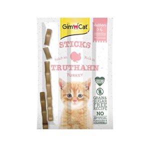 Katzensticks GimCat Sticks Kitten Truthahn – Softe Kaustangen