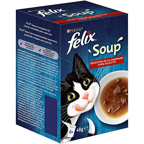 Die beste katzensuppe felix soup suppe fuer katzen mit zarten stueckchen Bestsleller kaufen