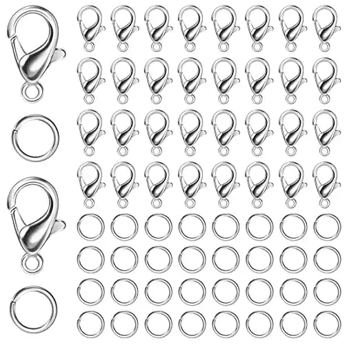Kettenverschluss YIIFELL ,Armband Verschluss,100 Stück 12mm