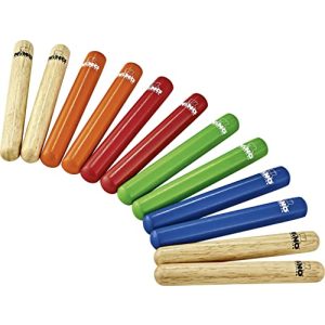 Klangholz Meinl Percussion Nino Percussion Claves – Multi-colored
