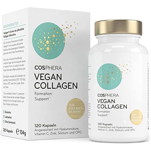 Die beste kollagen vegan cosphera kollagen hyaluron kapseln vegan mit vitamin Bestsleller kaufen