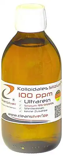 Kolloidales Silizium CleanSilver 100 ppm 250ml, Ultrarein