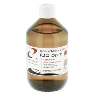 Kolloidales Silizium CleanSilver 100 ppm 500ml, Ultrarein