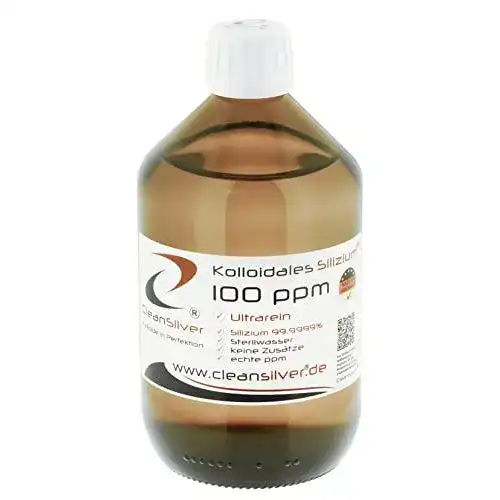 Kolloidales Silizium CleanSilver 100 ppm 500ml, Ultrarein