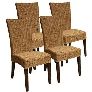 Korbstuhl casamia Esszimmer Stühle Rattanstühle Esstisch Stühle