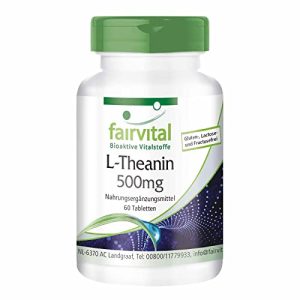 L-Theanin fairvital | 500mg – HOCHDOSIERT – VEGAN – 60 Tabletten
