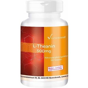 L-Theanin Vitamintrend 500mg – 180 vegane Tabletten – Hochdosiert
