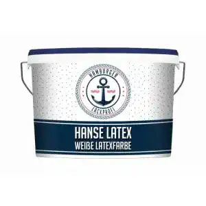 Latexfarbe matt Hamburger Lack-Profi Weiß Hanse Latex abwischbar