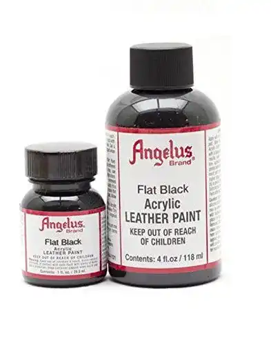 Lederfarbe schwarz Angelus Lederfarbe Matt Schwarz 118 ml