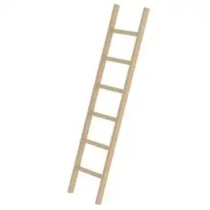 Leiter Günzburger Steigtechnik Holz-Anlege 6 Sprossen Arbeitshöhe