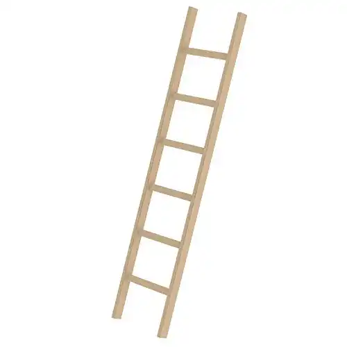 Leiter Günzburger Steigtechnik Holz-Anlege 6 Sprossen Arbeitshöhe