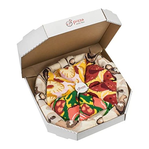 Die beste lustige socken rainbow socks damen herren pizza socken box mix Bestsleller kaufen