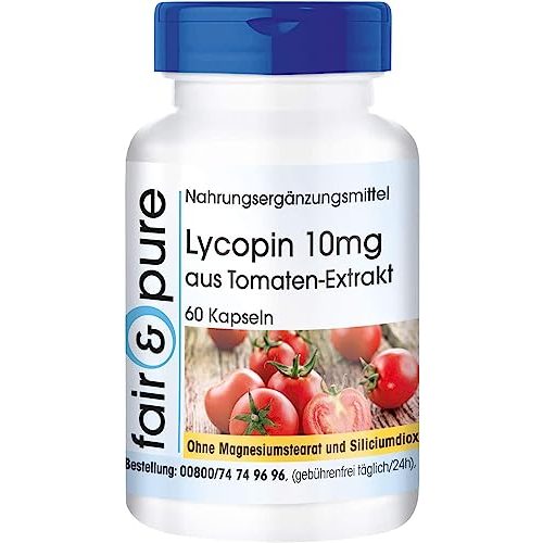 Die beste lycopin kapseln fair pure lycopin kapseln 10mg carotinoid Bestsleller kaufen