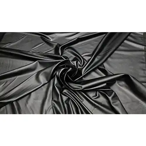 Lycra-Stoff www.stoffbook.de StoffBook SCHWARZ BI-ELASTISCH MATT