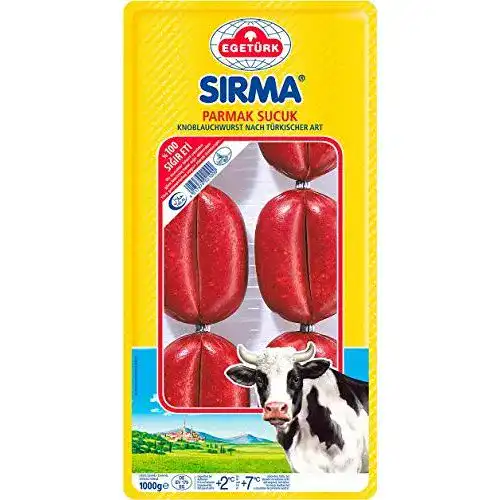 Sucuk Turkish Zone Turkish Egeturk Parmak Soujouk 1000 g 100% Halal
