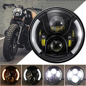7-Zoll-LED-Scheinwerfer JMTBNO 7 Zoll Motorrad LED Scheinwerfer