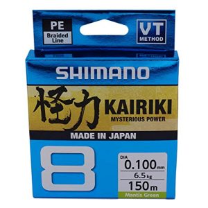 8-fach geflochtene Schnur SHIMANO Line Kairiki 8, 150 m, 0,06 mm, 5,3