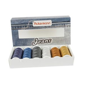 Ackermann-Nähgarn Ackermann ® Jeans Nähgarnset Farben Mix