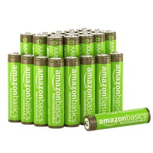 Akkus für Solarleuchten Amazon Basics AAA-Batterien, 800 mAh
