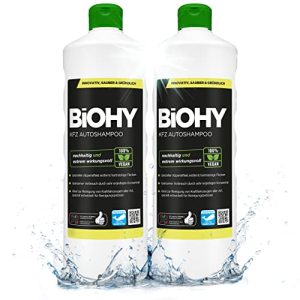 Autoshampoo biologisch abbaubar BIOHY KFZ (2 x 1 Liter)