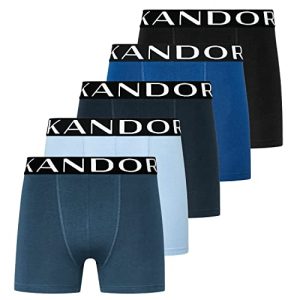 Bambus-Unterwäsche KANDOR Boxershorts Herren 5er Pack
