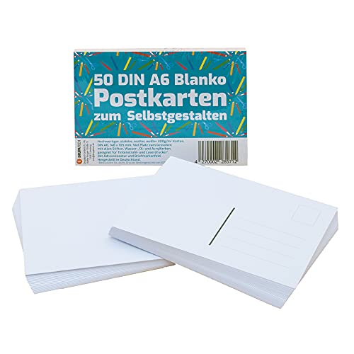 Die beste blanko postkarten drupatech din a6 300 g mc2b2 Bestsleller kaufen