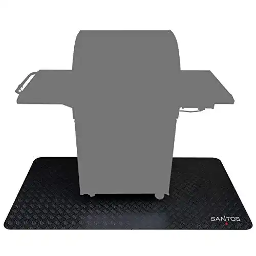 Bodenschutzmatte-Grill SANTOS Grillmatte, Grillunterlage