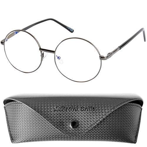 Die beste brille herren mini brille hippie runde blaufilter brille lesebrille Bestsleller kaufen