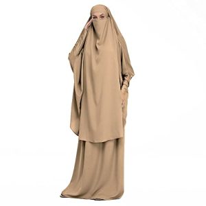 Burka DOTBUY-SHOP Muslimisches Kleid Damen Einfarbig