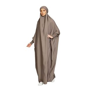 Burka RLLJS Frauen Muslimisches Kleid Ramadan Einteilig
