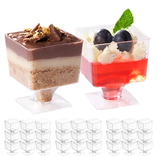 Die beste dessertglaeser matana 100 mini hartplastik quadratisch 1 Bestsleller kaufen