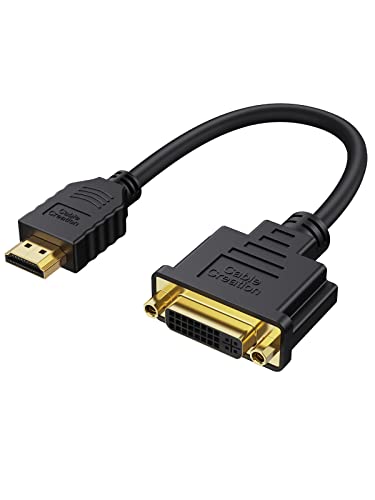 Die beste dvi hdmi adapter cablecreation hdmi auf dvi kabel 015m Bestsleller kaufen