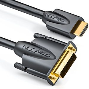 DVI-HDMI-Adapter deleyCON 1,5m HDMI zu DVI Kabel – HDMI