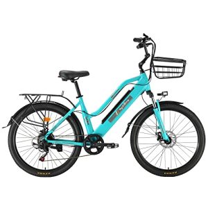 E-Bike 26 Zoll Hyuhome Elektrofahrräder für Frauen, 26″