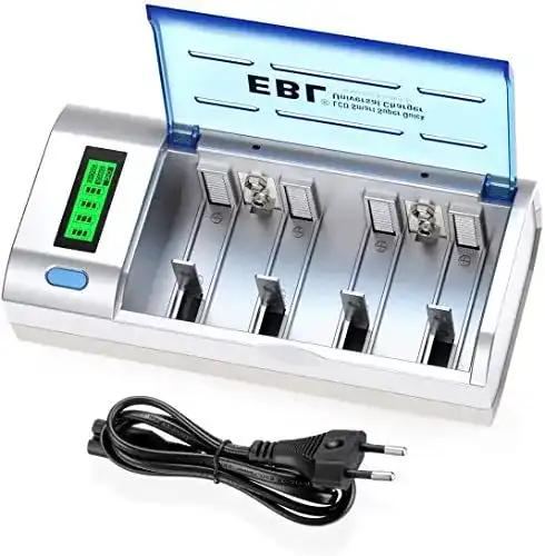 EBL-Ladegerät EBL Akku Ladegerät LCD Batterie Ladegerät
