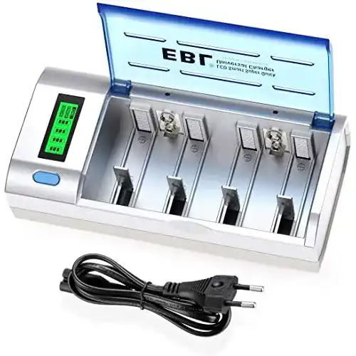 EBL-Ladegerät EBL Akku Ladegerät LCD Batterie Ladegerät
